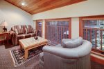 Loft Area by Window with Single Couch Bed